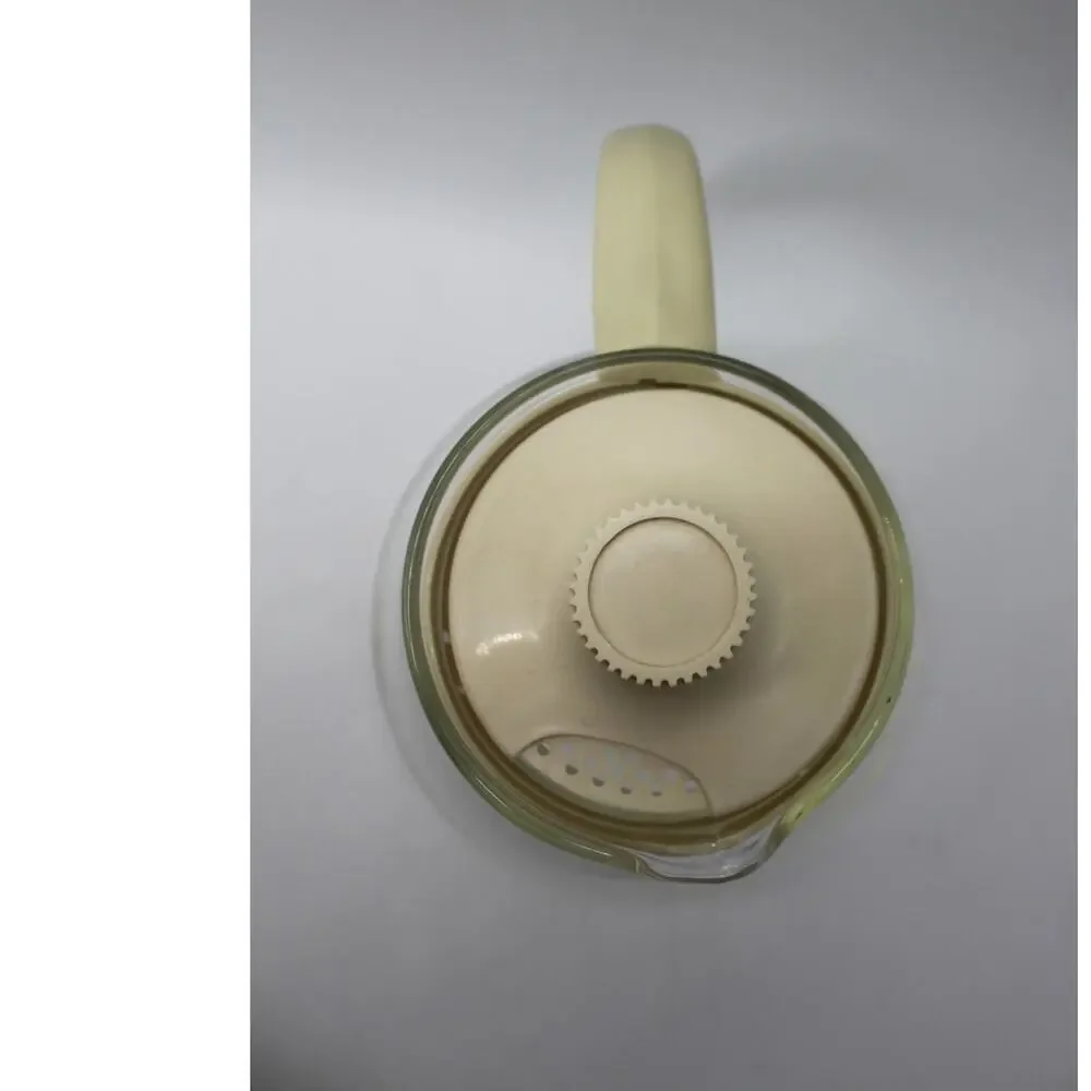 Vtg‎ Micro-Kettle Gemco Cream Coffee Tea Maker D-12 Heat Resistant Made in USA